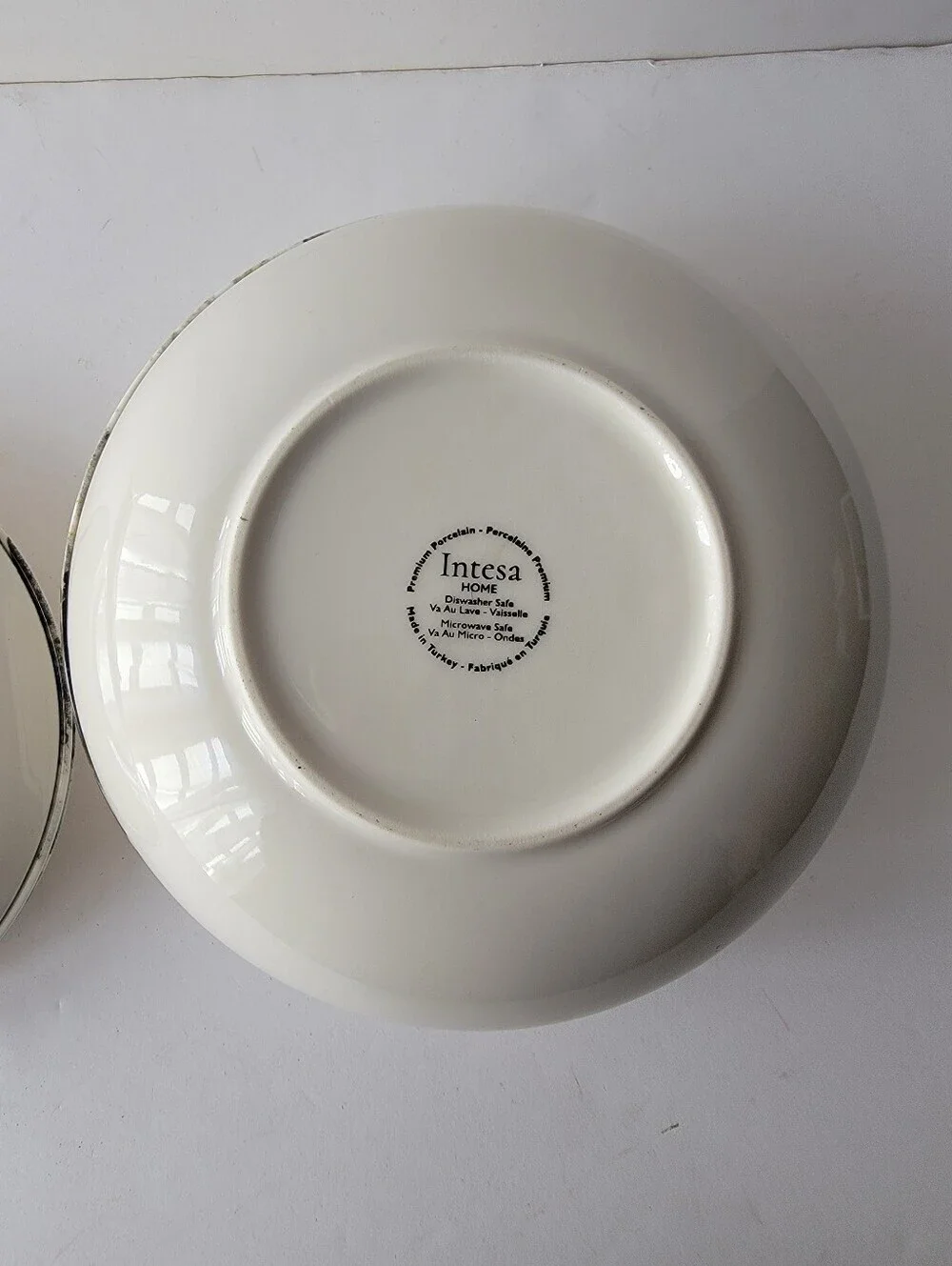 Intesa IHM4 Va Au Lave Vaiselle Porcelain Dinner Pasta Bowls Salad Plates Set